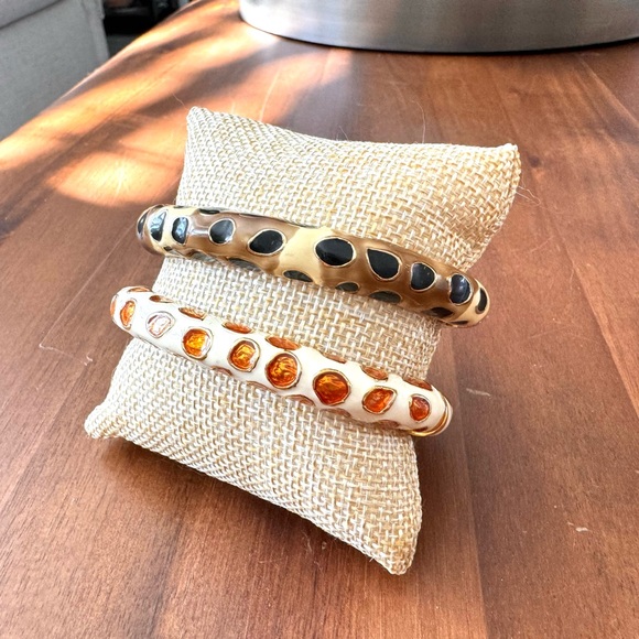 Kenneth Jay Lane Bangle Bracelet Set - Picture 2 of 12